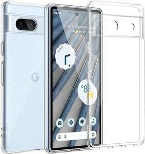 Kakuki For Google pixel 7A ケース クリア ソフトカバー ストラップホール付 透明TPU レンズ保護 薄