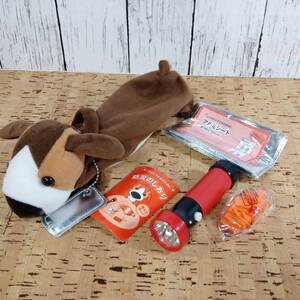  soft toy type disaster prevention pouch Survival seat flashlight whistle disaster prevention. book mark 