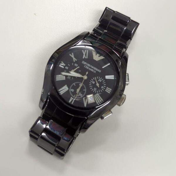 【正規稼働】 エンポリオアルマーニ AR-1400 QZ メンズ 腕時計 付属品