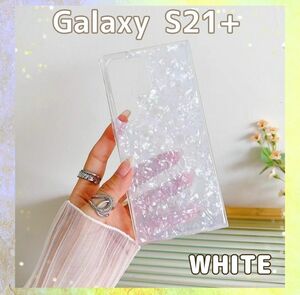 Galaxy S21+ キラキラ 可愛い クリア Galaxyケース アンドロイド Android スマホケース 透明 シンプル　