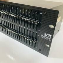 【極美品】dbx 2231 2ch 31バンド グラフィックイコライザー _画像4