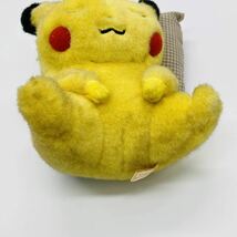 TOMY ピカチュウ　レトロ　初期　ポケモン　ぬいぐるみ　希少　おやすみ　すやすや　お昼寝　眠り　pokemon Pikachu_画像5