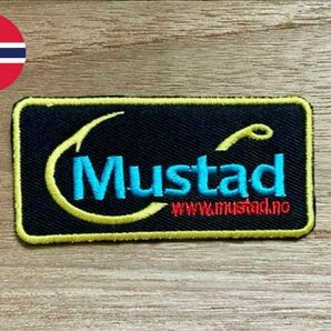 希少 ノルウェー MUSTAD ムスタッド社 刺繍ワッペン (新品)