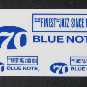 BLUE NOTE JAZZ ステッカー ジャズ ブルーノート シール 非売品 未使用の画像1