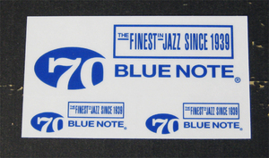 BLUE NOTE JAZZ ステッカー ジャズ ブルーノート シール 非売品 未使用