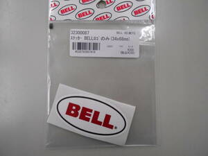 新品　BELL　ベル　ロゴ　ステッカー　ステッカーのみ　32300087　34×68mm　クリックポスト