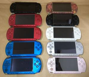 【1円スタート】【ジャンク】SONY PSP-3000 本体　5台　SONY PSP-2000 本体　5台