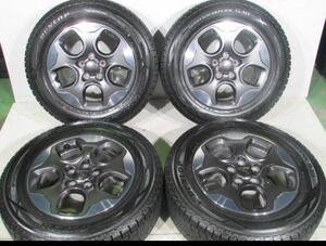 ☆美品JEEP■ジープ純正■コンパス.レネゲード■110-5H/16-6.5J/+40■215/65R16■DUNLOP■ウィンターMAXX■SJ8■スタッドレス■4本