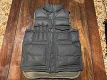 未使用 FILSON DOWN CRUISER VEST ダウン クルーザー ベスト ネイビー HARBOR BLUE キャンプ アウトドア 釣り オイルド_画像2