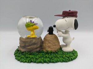  Snoopy & Woodstock Peanuts "снежный шар" #8232 фотография дом ткань to Land Snoopy 