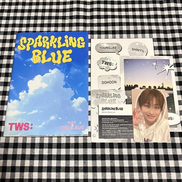 TWS トゥアス SPARKLINGBLUE weverse盤 トレカ ジフン