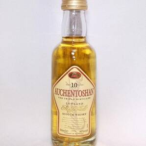【全国送料無料】AUCHENTOSHAN 10years old LOWLAND Single Malt Scotch Whisky　40度　50ml【オーヘントッシャン 10年】