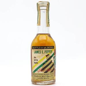【全国送料無料】JAMES E.PEPPER 100proof Born with the Republic Kentucky STRAIGHT BOURBON Whiskey BOTTLED IN BOND 50度 1/10PINT