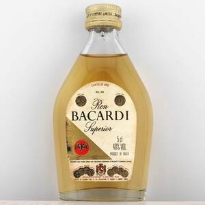 Ron BACARDI Superior RUM 40 times 50ml[ long baka Rudy spec li all Ram ]