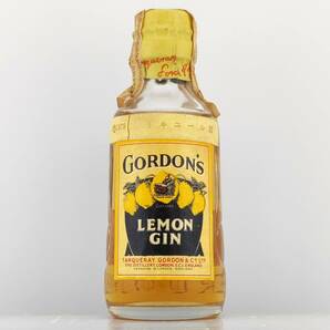 【全国送料無料】GORDON'S LEMON GIN TIN CAP 34度 56ml【ゴードン レモン ジン ティンキャップ 】の画像1