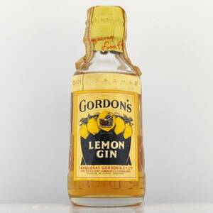 【全国送料無料】GORDON'S LEMON GIN TIN CAP　34度　56ml【ゴードン レモン ジン ティンキャップ 】