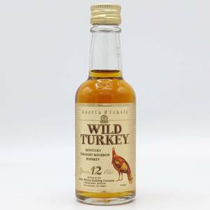 【全国送料無料】WILD TURKEY 12years old KENTUCKY STRAIGHT BOURBON WHISKEY　50.5度　50ml【ワイルドターキー 12年】