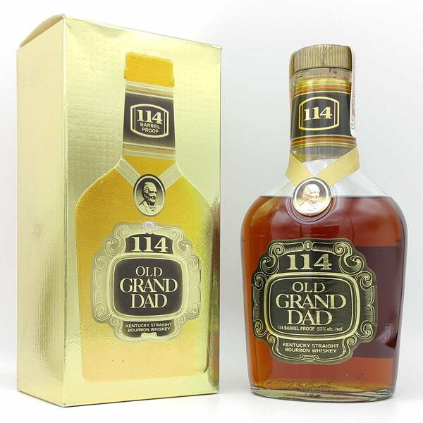 【全国送料無料】OLD GRAND-DAD 114 BARREL PROOF KENTUCKY STRAIGHT BOURBON WHISKEY 【LOT-No.18】　57度 750ml【オールドグランダッド】