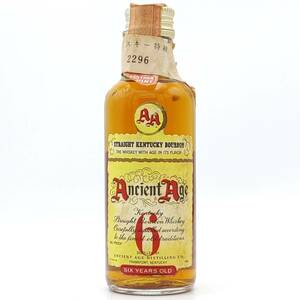 【全国送料無料】特級 Ancient Age 6years old KENTUCKY STRAIGHT BOURBON WHISKEY　43度　48ml【エンシェント エイジ 6年 バーボン】