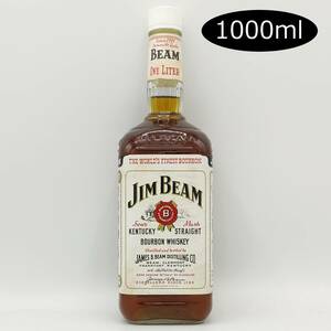 【全国送料無料】JIM BEAM 4years old KENTUCKY STRAIGHT BOURBON WHISKEY Six Generations of Distillers　40度 1000ml【ジムビーム 4年】