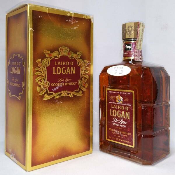 【全国送料無料】特級 LAIRD O' LOGAN De Luxe SCOTCH WHISKY レアード ローガン デラックス　43度　760ml【White Horse Distillers Ltd.】