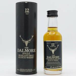 【全国送料無料】THE DALMORE 12years old SINGLE HIGHLAND MALT SCOTCH WHISKY　43度　50ml【ダルモア 12年 シングル ハイランド モルト】