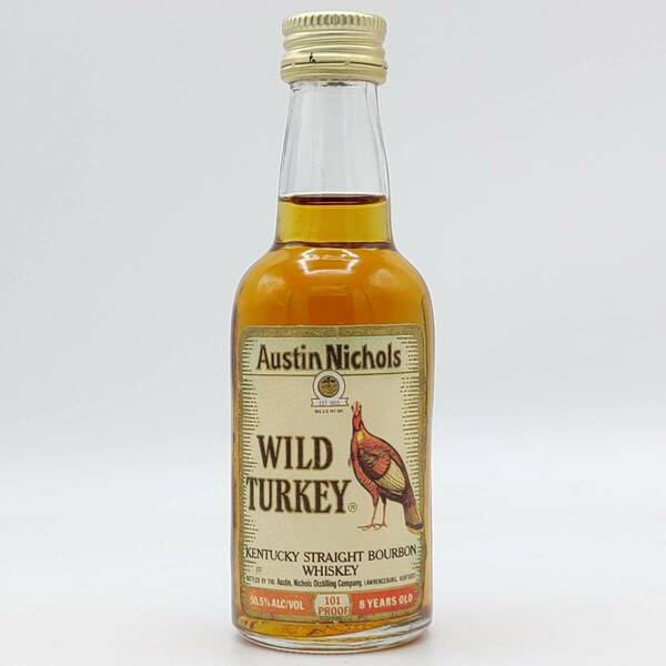 【全国送料無料】WILD TURKEY 8years old KENTUCKY STRAIGHT BOURBON WHISKEY　50.5度　50ml【ワイルドターキー 8年】