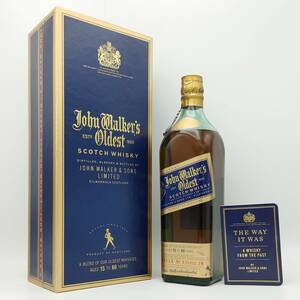 【全国送料無料】John Walker's Oldest AGED15TO60YEARS SCOTCH WHISKY　43度　750ml【ジョニーウォーカー オールデスト Johnnie Walker】