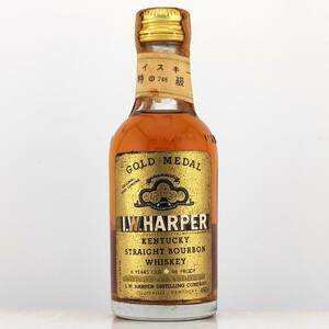 【全国送料無料】特級 I.W.HARPER 6years old KENTUCKY STRAIGHT BOURBON WHISKEY　43度　48ml【I.W.ハーパー 6年 ゴールドメダル】