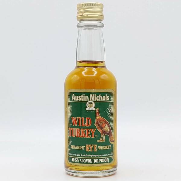 【全国送料無料】WILD TURKEY 101PROOF STRAIGHT RYE WHISKEY　50.5度 50ml【ワイルドターキー ライ】