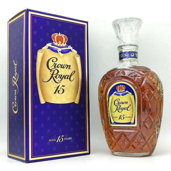 【全国送料無料】Crown Royal 15years old Canadian Whisky　40度　750ml【クラウンロイヤル クラウンローヤル 15年 カナディアン】