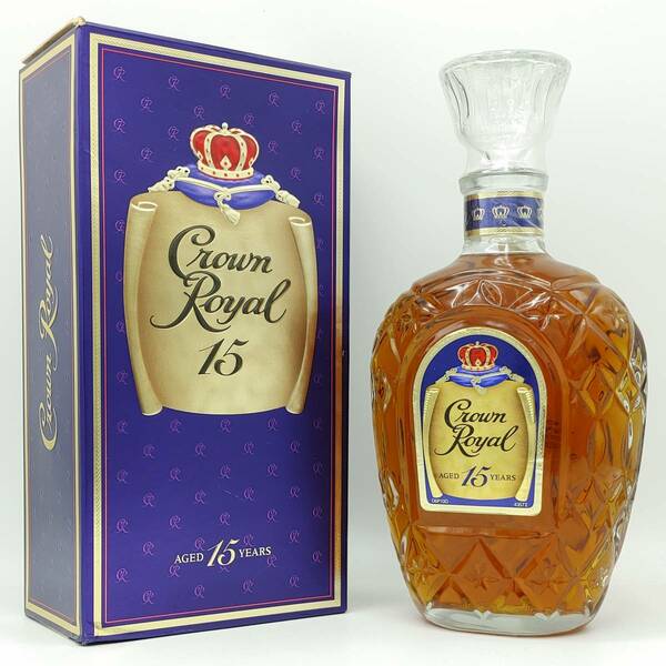 【全国送料無料】Crown Royal 15years old　40度　750ml【クラウンローヤル15年　クラウンロイヤル15年 箱】