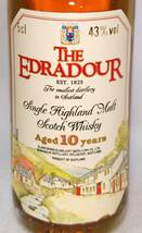 【全国送料無料】THE EDRADOUR 10years old Single Highland Malt Scotch Whisky　43度　50ml【エドラダワー 10年】_画像9