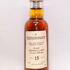 【全国送料無料】The GLENDRONACH 15years old 100% MATURED IN SHERRY CASKS Single Highland Malt Scotch Whisky【グレンドロナック】