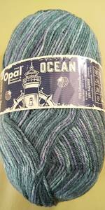 ★ 毛糸 Opal オパール Ocean オーシャン #9973　いかだ　4ply/4本撚り (M)_b1j ドイツ製 ソックヤーン 靴下 ★