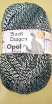 ★ 毛糸 Opal オパール Black Dragon ブラックドラゴン #9962 4ply/4本撚り (M)_b1j ドイツ製 ソックヤーン 靴下 ★_画像1