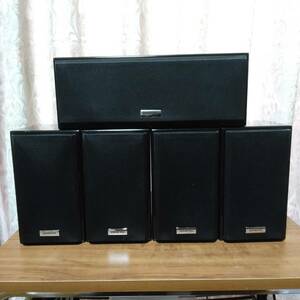 ONKYO シアタースピーカー D-108C 1台 ST-V30HDX(D-108M相当品)×4台 中古動作品 