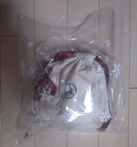 [ unopened ] Mercedes Benz newest original Christmas Bear pouch attaching Mercedes benz