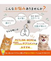 猫　2袋セット　乳酸菌 猫用 ペット サプリ 国内製造　サプリメント　 活性炭＆ウラジロガシ 腎臓の健康維持 カツオ風味 8大成分配合 ねこ_画像9