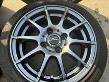 アルミホイール 　SCHNEDER　14インチ　14×5.5J　ET38 155/55R14 69V　012205JO_画像2