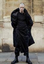 超希少 20AW定価107800円 JULIUS ユリウス パデッド デニム コート ブラック 3 / 黒 L rickowens drkshdw Yohji Yamamoto Y-3 GUIDI ダウン_画像6