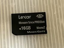 ★動作良好　Lexar　レキサー　メモリースティック プロ デュオ　16GB memory stick pro duo　PSP-3000 送料無料★_画像1
