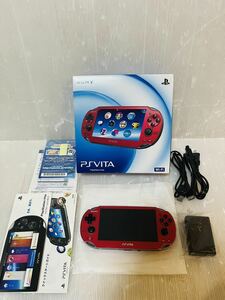 ★超美品　ほぼ未使用　SONY PSVITA PCH-1000 ZA03 コズミックレッド　完品　送料無料★