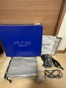 ★外観新品同様　無傷　ジャンク　SONY PlayStation2 SCPH-30000 完品　動作未確認　超美品　送料無料★