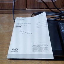 ソニー　SONY　ブルーレイディスク　DVDプレーヤー BDP-S380　動作確認済み　送料無料　11年製　ブルーレイディスクプレーヤー_画像2