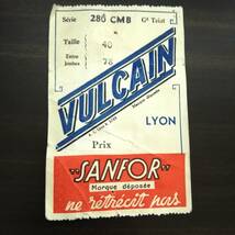 フランス　50's　60's　ヴィンテージ　オールインワン　つなぎ　フレンチワーク　VULCAIN　デッドストック_画像7