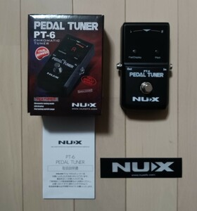 NUX PT-6 ペダルチューナー エフェクター USED 美品