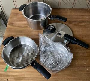 Fissler フィスラー 圧力鍋 2個 コンフォート 4.5L 