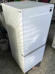 福岡市内送料無料　137L 2020年製 シャープ SHARP 2ドア冷凍冷蔵庫 SJ-GD14F-W つけかえどっちもドア 一人暮らし 単身 学生