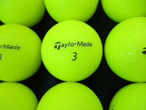 202【特A級】テーラーメイド Taylor Made DISTANCE SOFT ◇マットカラーイエロー◇ 30個